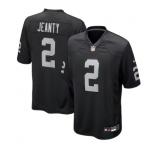 Ashton Jeanty，Las Vegas Raiders Nike 2025 NFL Draft First Round Pick Game Jersey - Black